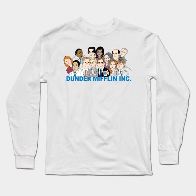 MOCKUMENTARY CAST Long Sleeve T-Shirt by cartoonistguy